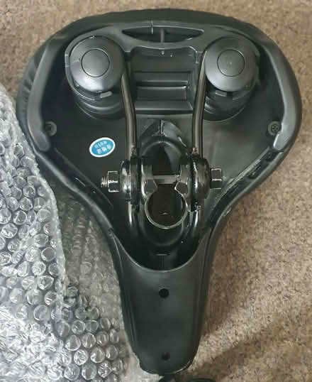 Photo of free 2 standard excersize bike seat as new and drink bottle holde (Lower Stondon SG16) #2