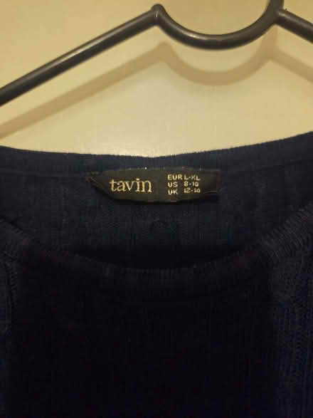 Photo of free Navy blue knitted dress (Round Green LU2) #2