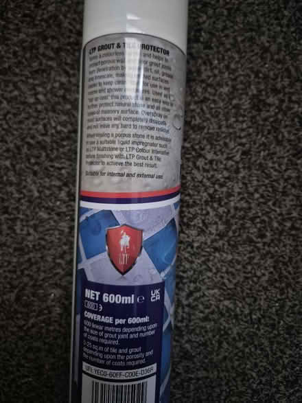 Photo of free Grout and tile protector (Heybridge CM9) #2