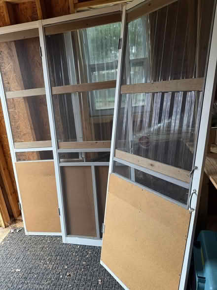 Photo of free 3 screen+wood doors (Derwood, MD) #1