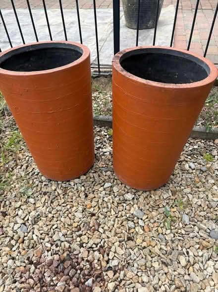 Photo of free Two Resin Planters/Pots (Iver Heath SL0) #1
