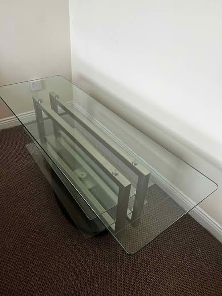 Photo of free glass table (Loughlinstown, County Dublin) #1