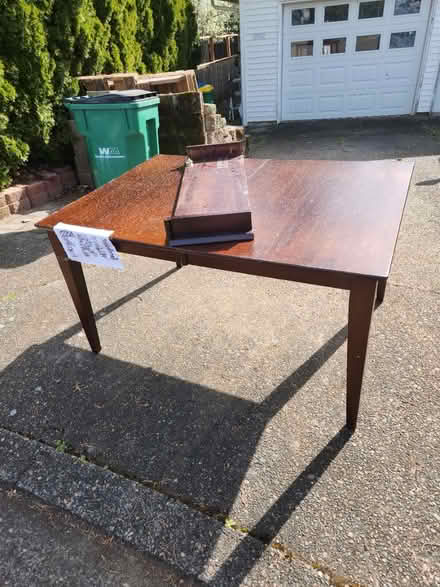 Photo of free Wood table (Aloha/Beaverton) #1