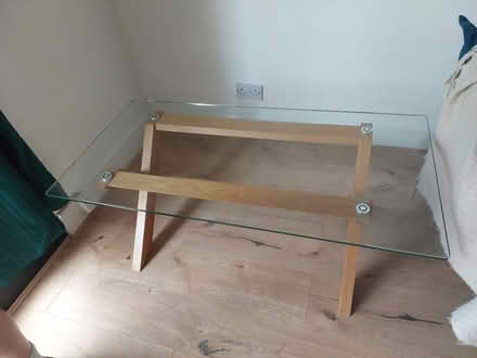 Photo of free Wood and glass coffee table (N8 near fire station) #2
