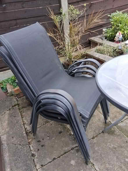 Photo of free Outdoor table & 4 chairs (Stockport SK7) #1
