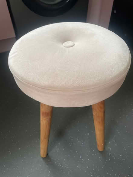 Photo of free Pink velvet dressing table stool (Garston WD25) #1