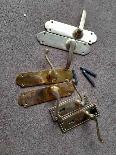 Photo of free Brass door handles (Malvern Wells (WR14)) #1