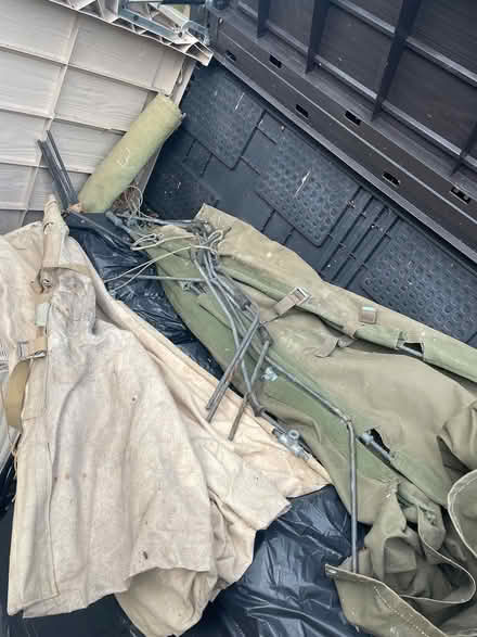 Photo of free 3 old army camp beds (ME13) #1