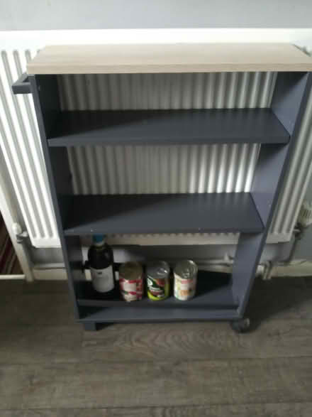 Photo of free Slimline Shelving Unit on Wheels (Orpington) #1