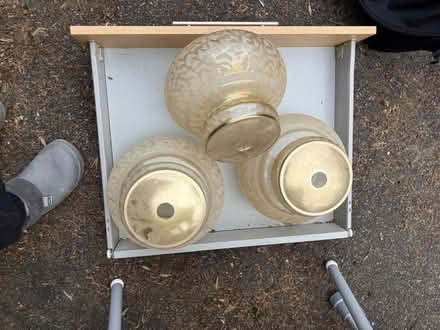 Photo of free Glass pendant lampshades (Thakeham, West Sussex) #1