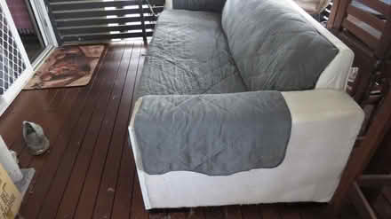 Photo of free 3 seater lounge ( sofa ) (Greenbank Qld) #1