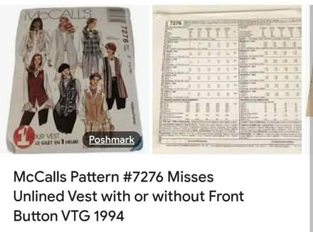Photo of free Vintage McCalls Vest Patterns (Ambler) #4