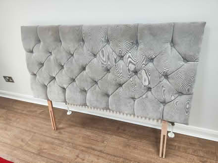 Photo of free Grey Headboard for Double Bed (Tiptree CO5) #1