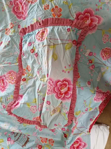 Photo of free King duvet cover set (Juniper Green, EH14) #2