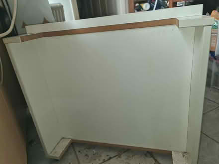 Photo of free Low white rolling cupboard (Dalston E8) #3