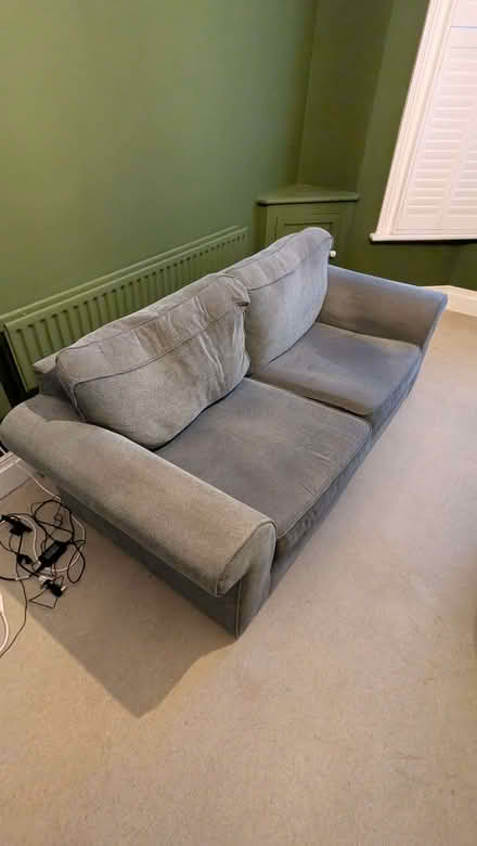 Photo of free 3 seater sofa - grey (Stanstead Abbotts SG12) #1