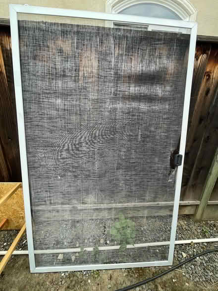 Photo of free Screen door with damage (West San Jose) #1