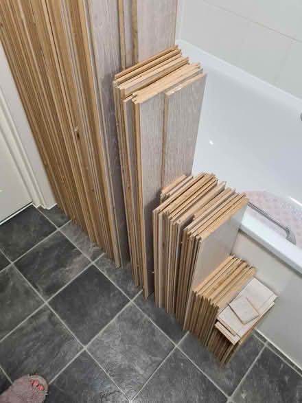 Photo of free Grey wood flooring (Bishops Stortford) #3