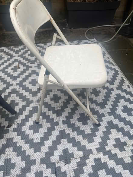 Photo of free Metal folding garden chairs (St. Albans) #2