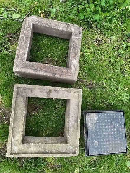 Photo of free Drain cover / concrete sections (Wellow) #1