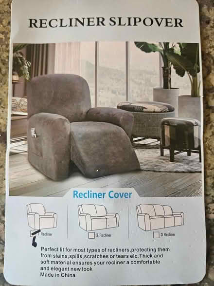 Photo of free New Lounge Chair Slipcover (Norton) #3