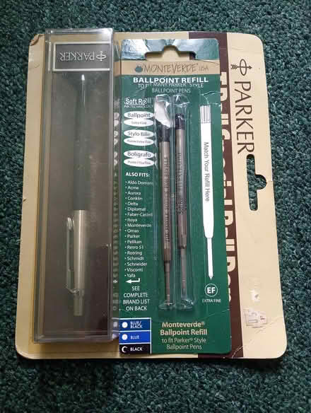 Photo of free Old parker pen&2 black refill (Bromley BR2) #1