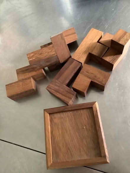 Photo of free Wooden Puzzle pieces (Thornton heath) #1