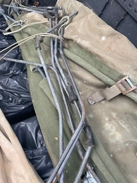 Photo of free 3 old army camp beds (ME13) #4