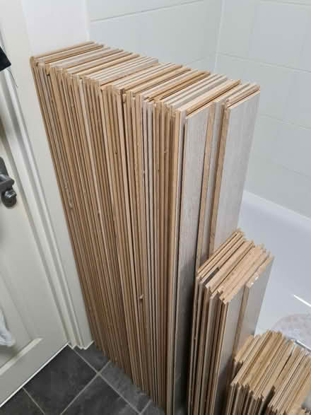 Photo of free Grey wood flooring (Bishops Stortford) #2