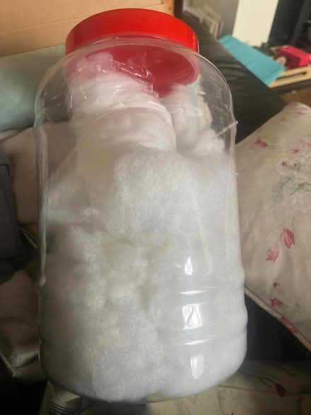 Photo of free Tub of stuffing for soft toys/cushions etc (Emscote Mill CV34) #1