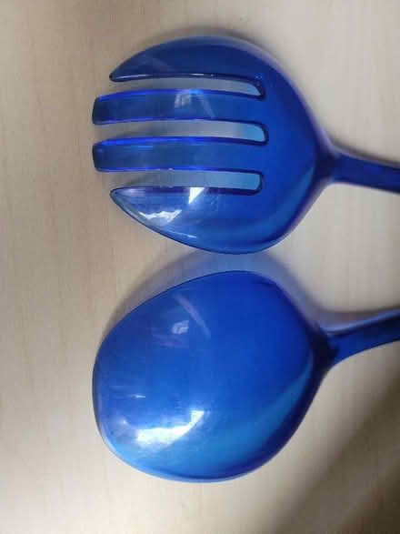 Photo of free Plastic salad servers (Shenley Fields B29) #2