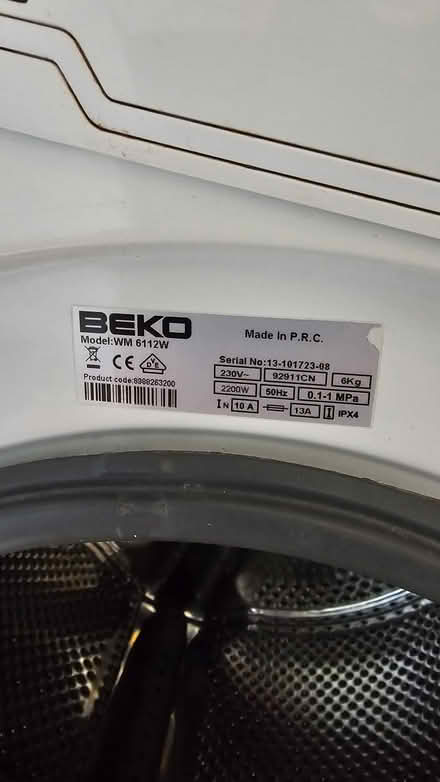 Photo of free Beko washing machine (Shankill) #2
