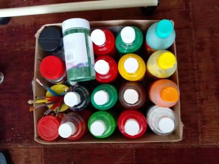 Photo of free Selection of paint, craft bits (Portchester PO16) #1