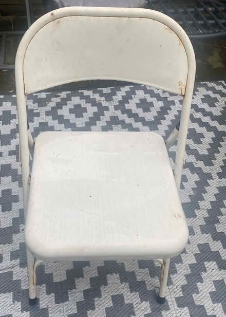 Photo of free Metal folding garden chairs (St. Albans) #1