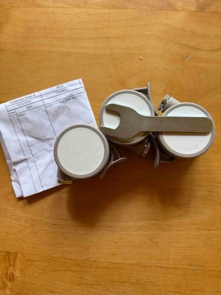 Photo of free replacement casters for Stokke crib (Mill Valley) #1