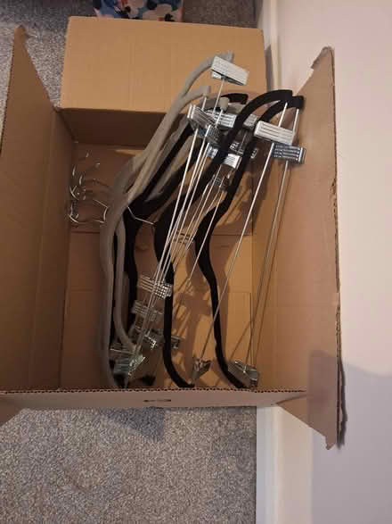 Photo of free 10 skirt or trouser hangers (CT5) #2