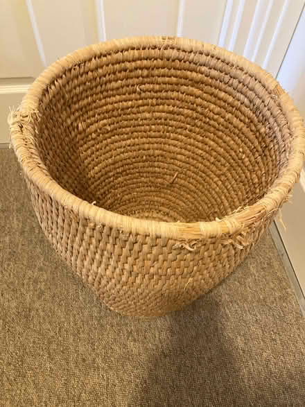 Photo of free Wicker laundry basket, (Garsington OX44) #1