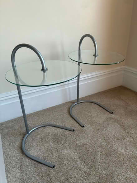 Photo of free Glass side tables x 2 (Kingswood) #1