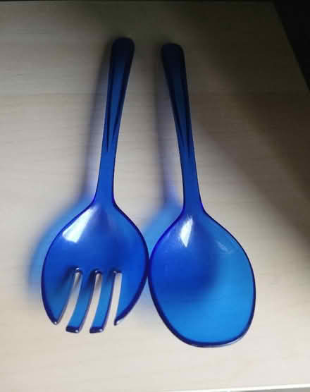 Photo of free Plastic salad servers (Shenley Fields B29) #1
