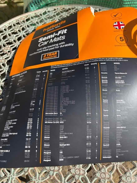 Photo of free New car mats (Westbury Wilts BA13) #4