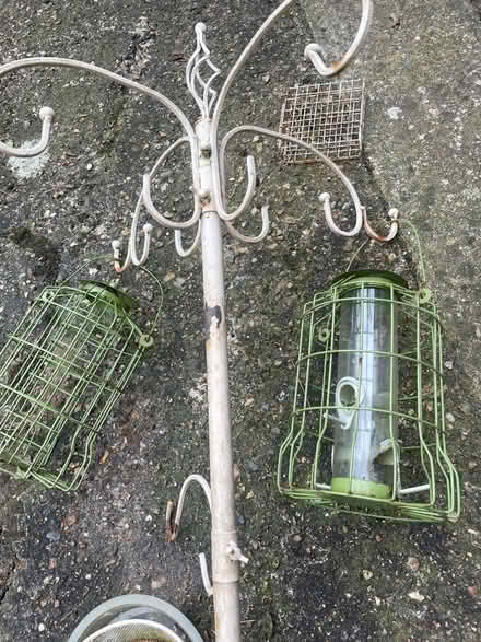 Photo of free Tall cream bird feeder (Garston WD25) #3