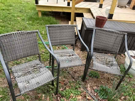 Photo of free Patio chairs (Deerwood Rd & Deerwood Dr) #2