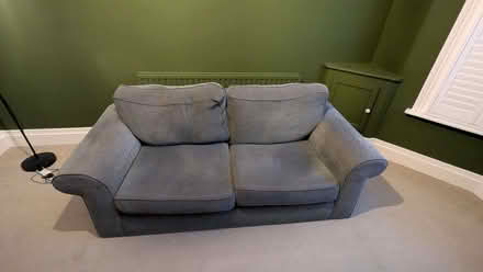 Photo of free 3 seater sofa - grey (Stanstead Abbotts SG12) #2