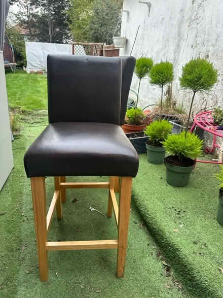 Photo of free 2 high leather chairs (Tolwort KT5) #3