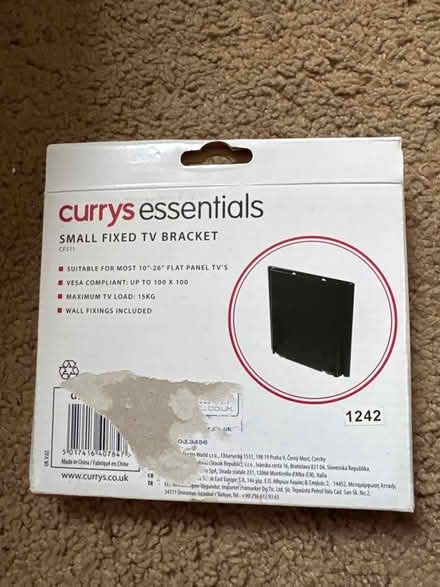 Photo of free Small fixed TV bracket (Bannockburn, FK7) #2