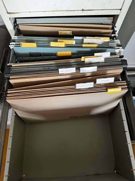 Photo of free 3 drawer metal filing cabinet. (Dutton PR3) #2