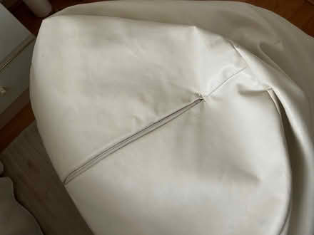 Photo of free Large faux leather bean bag. (Stamford PE9) #3