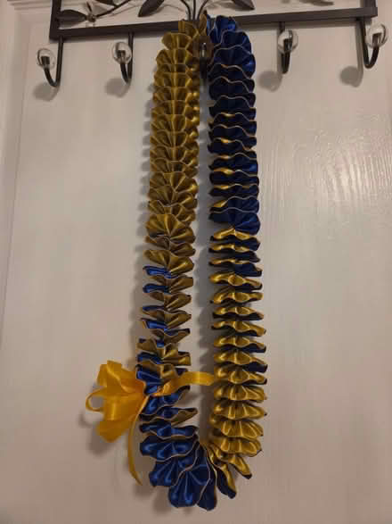 Photo of free Graduation Lei Blue/Gold (Ventana Hills in Pleasanton) #1