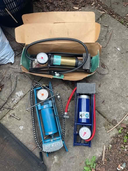 Photo of free 3 foot pumps (ME13) #1