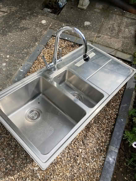 Photo of free Stainless steel sink (Eastbourne, Guildredge Park) #1